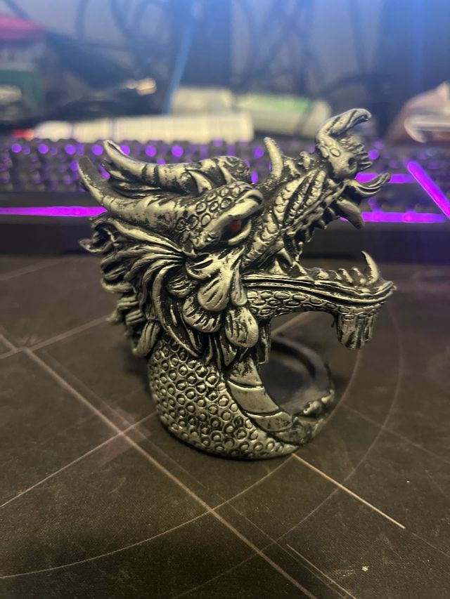 Portavelas Calavera Turban Plata