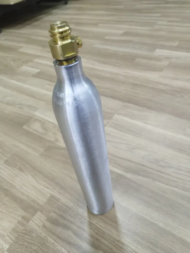 Botella de CO2 aluminio con válvula