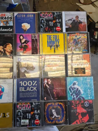 Lote 50 CDs Música Variada Pop Rock