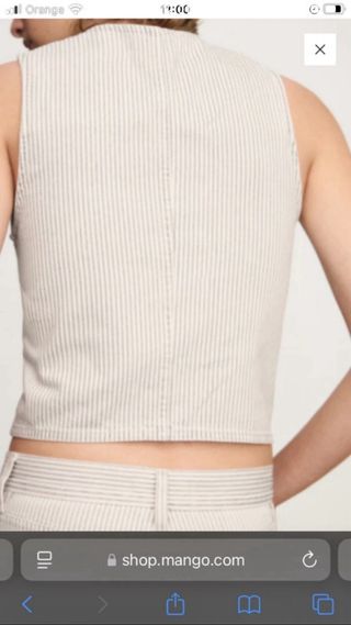 Chaleco con cremallera doble