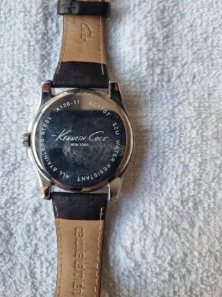 Reloj Kenneth Cole Marrón y Plateado