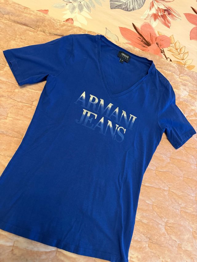 Camiseta Armani Jeans Azul Talla M