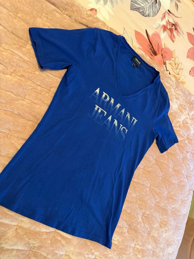 Camiseta Armani Jeans Azul Talla M