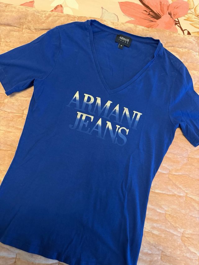 Camiseta Armani Jeans Azul Talla M