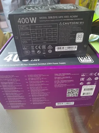 Fuente Alimentación Cooler Master 400W 80 Plus