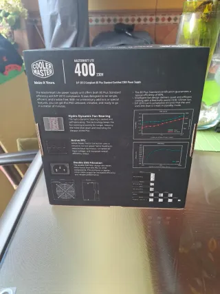 Fuente Alimentación Cooler Master 400W 80 Plus