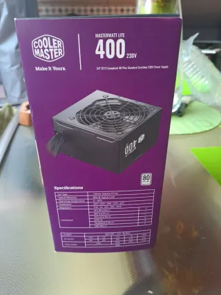 Fuente Alimentación Cooler Master 400W 80 Plus