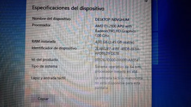 Portátil Compaq Negro