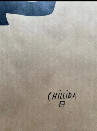Chillida firmado Museo de Cuenca