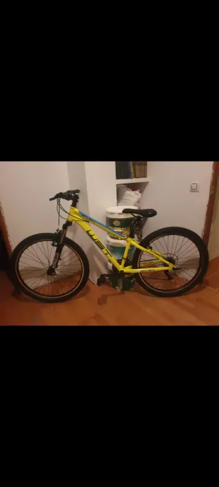 Bicicleta Montaña Amarilla 20 Pulgadas