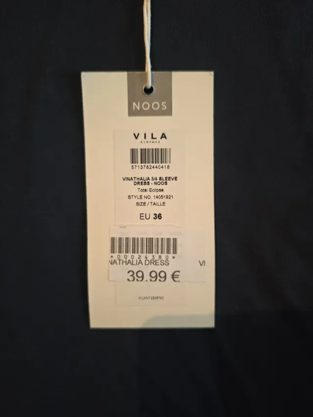 Vestido Vila Gris Talla M