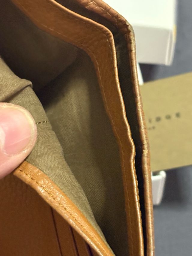 Portafoglio The Bridge verticale in pelle