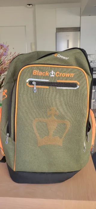 Mochila Black Crown Verde y Naranja