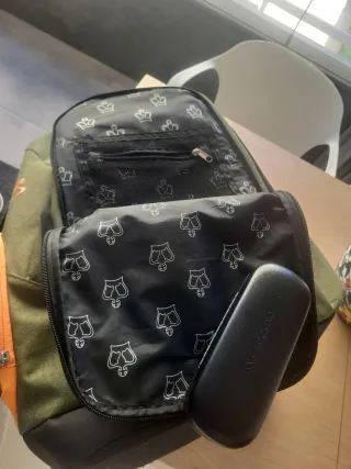 Mochila Black Crown Verde y Naranja