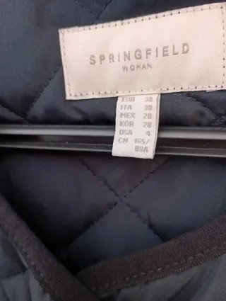 Chaquetón Springfield azul marino Mujer