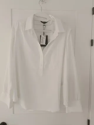 Blusa Cortefield Blanca Mujer