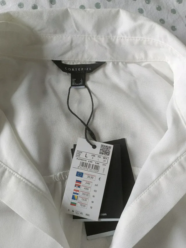 Blusa Cortefield Blanca Mujer