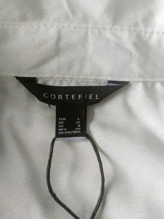 Blusa Cortefield Blanca Mujer