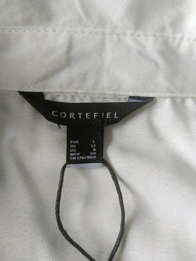 Blusa Cortefield Blanca Mujer