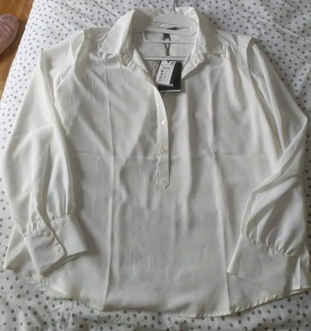 Blusa Cortefield Blanca Mujer