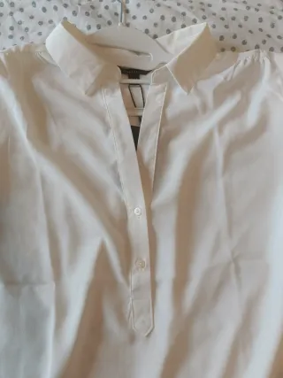 Blusa Cortefield Blanca Mujer