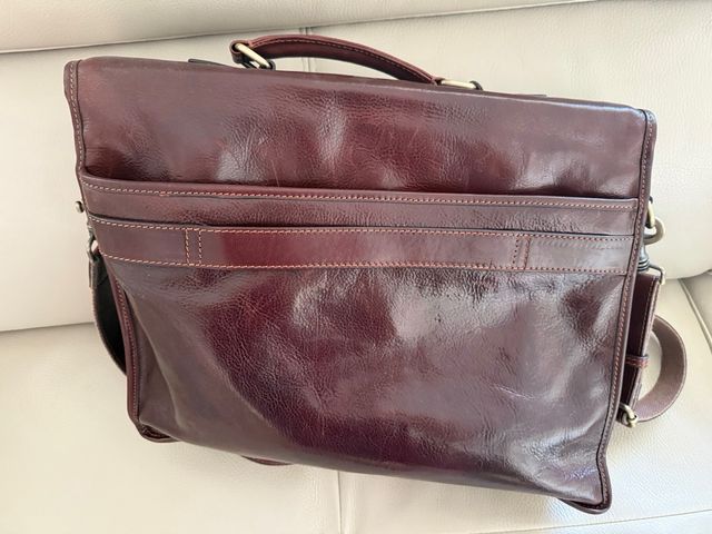 Maletín de piel italiano para documentos