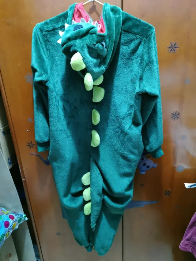 Pijama/Disfraz Dinosaurio Verde Talla Única