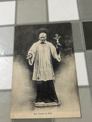 San Vicente de Paúl Postal Antigua 1920