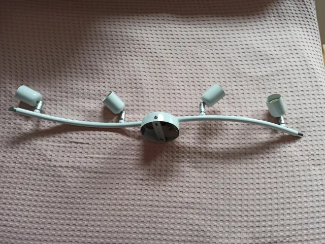 Lampada da soffitto a 4 luci bianche