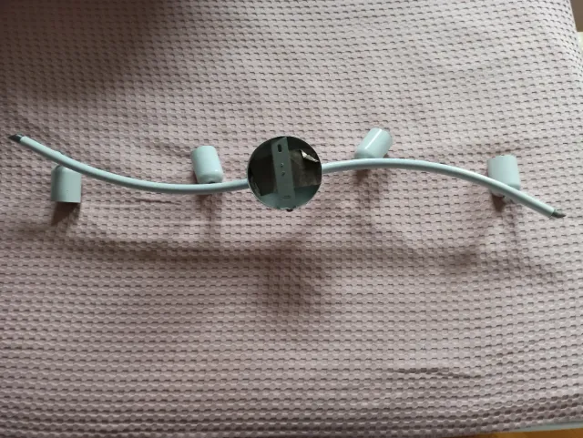 Lampada da soffitto a 4 luci bianche