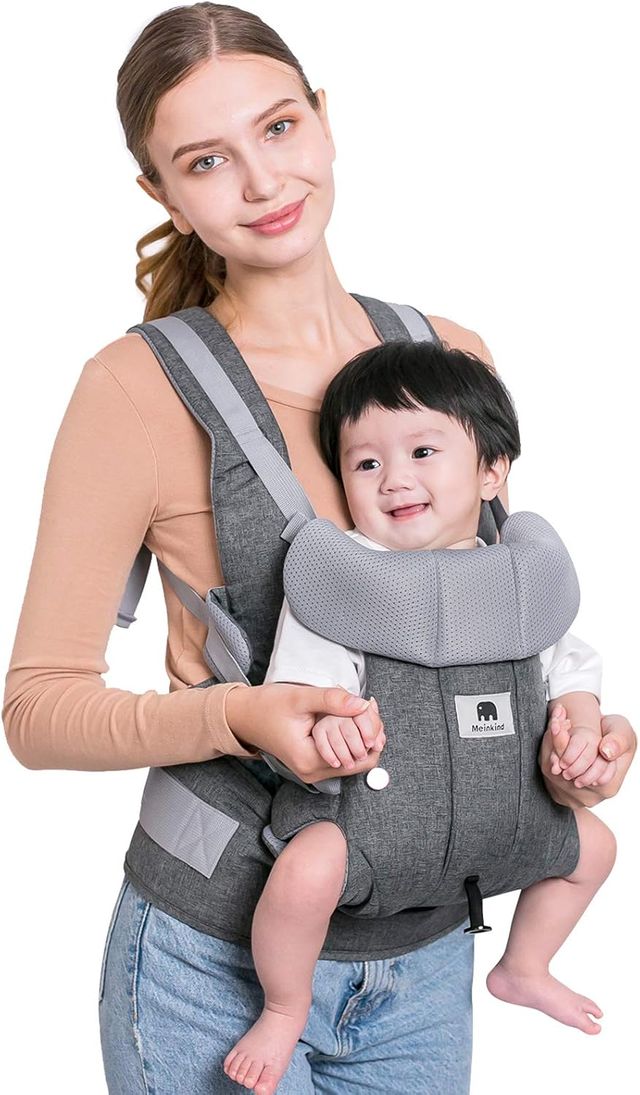 Portabebés Meinkind gris