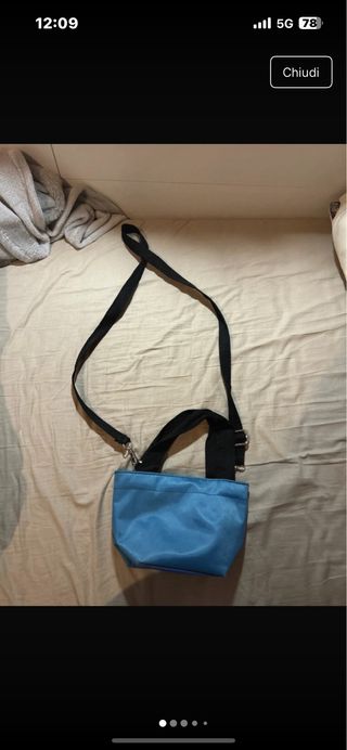 Borsa a tracolla blu