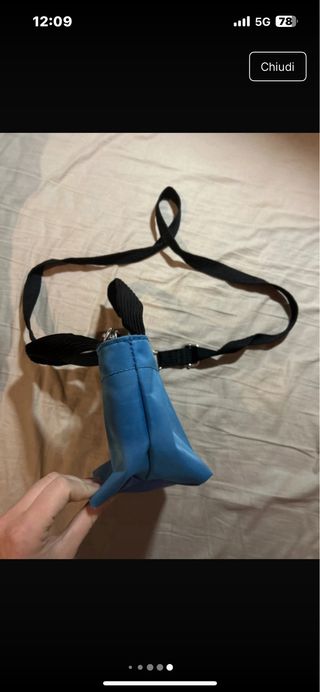 Borsa a tracolla blu