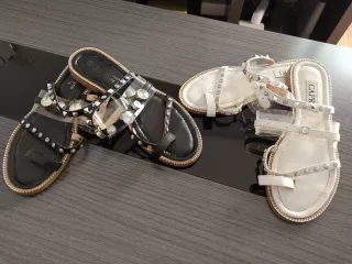 Sandalias italianas Talla 40. 2 pares a 12 €