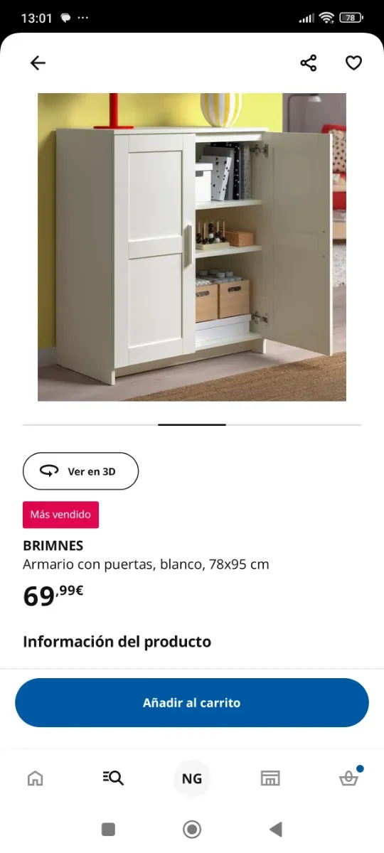 Aparador Ikea Negro