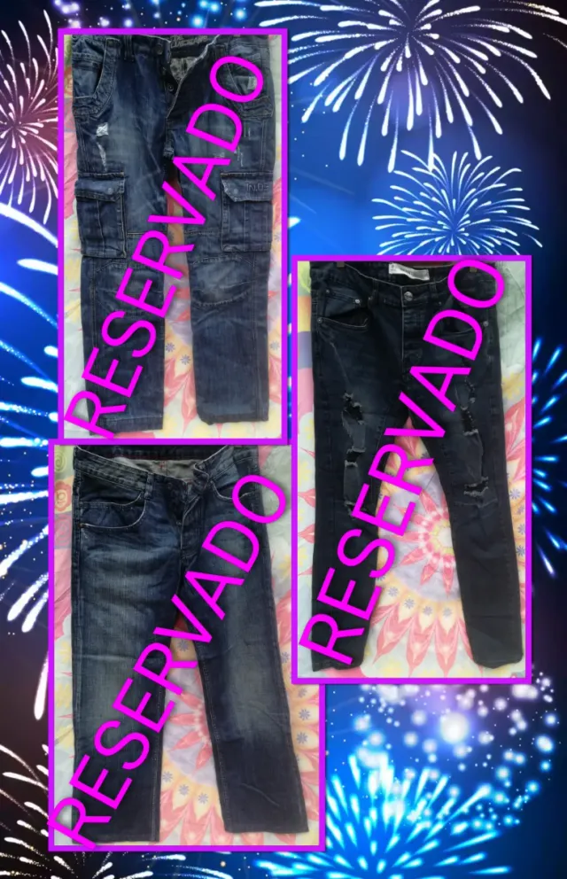 3 VAQUEROS AZULES DE HOMBRE:1X2,5 €