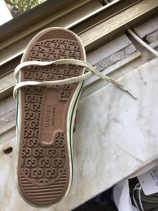Scarpa Gucci marrone e verde
