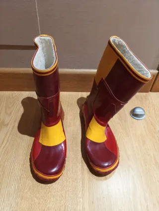 Botas de agua infantiles forradas