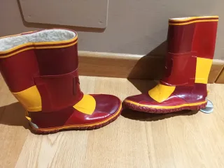 Botas de agua infantiles forradas
