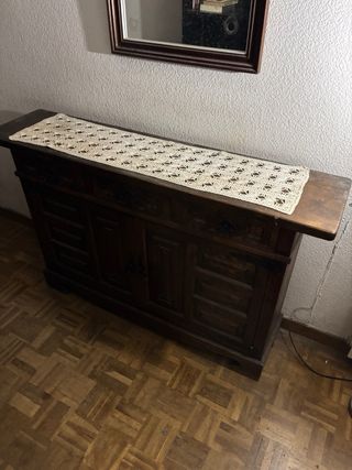 Mueble recibidor vintage madera