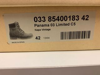 Botas Panama Jack Beige   ED Limitada vintage