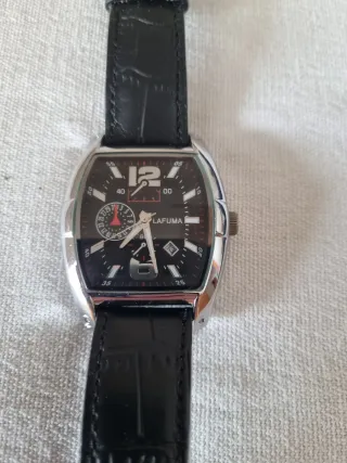 Reloj Lafuma Vintage Negro y Plateado