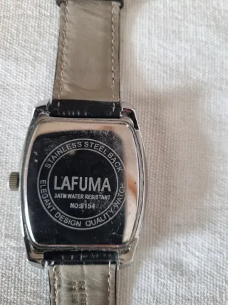 Reloj Lafuma Vintage Negro y Plateado