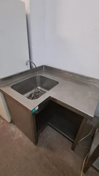 Fregadero industrial acero inoxidable