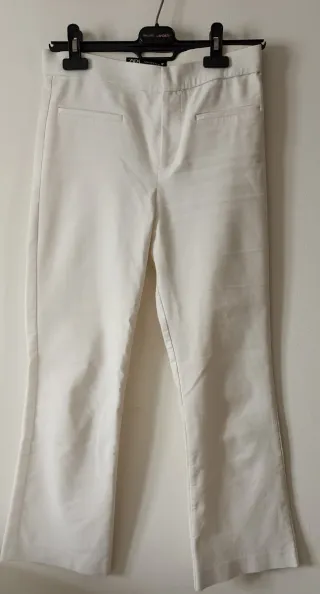 Pantalón blanco Zara