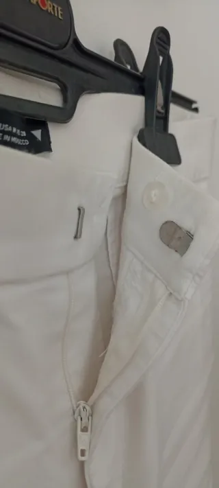 Pantalón blanco Zara