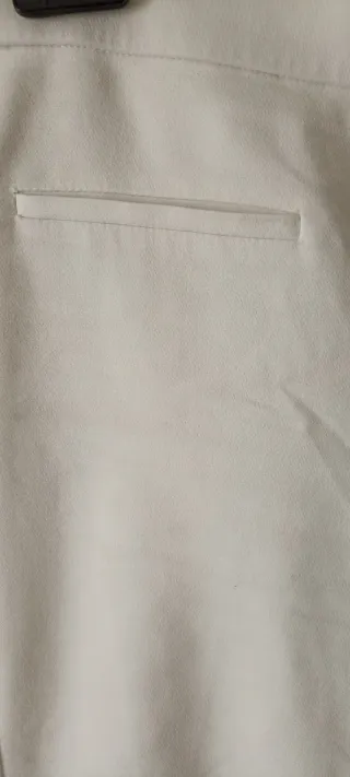 Pantalón blanco Zara