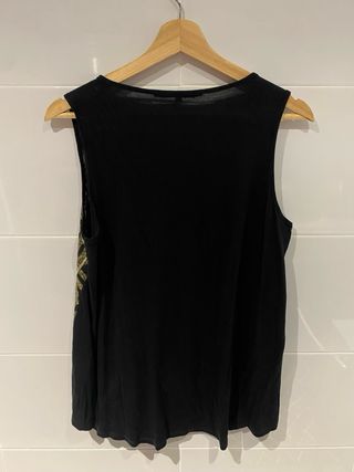 Blusa lentejuelas doradas Talla M