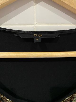 Blusa lentejuelas doradas Talla M