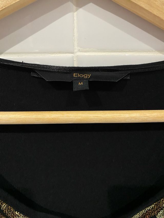 Blusa lentejuelas doradas Talla M